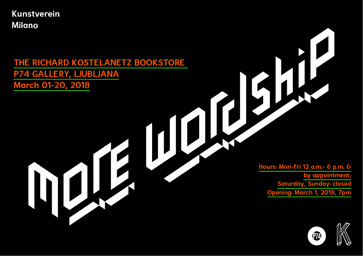 MORE WORDSHIP  The Richard Kostelanetz Bookstore