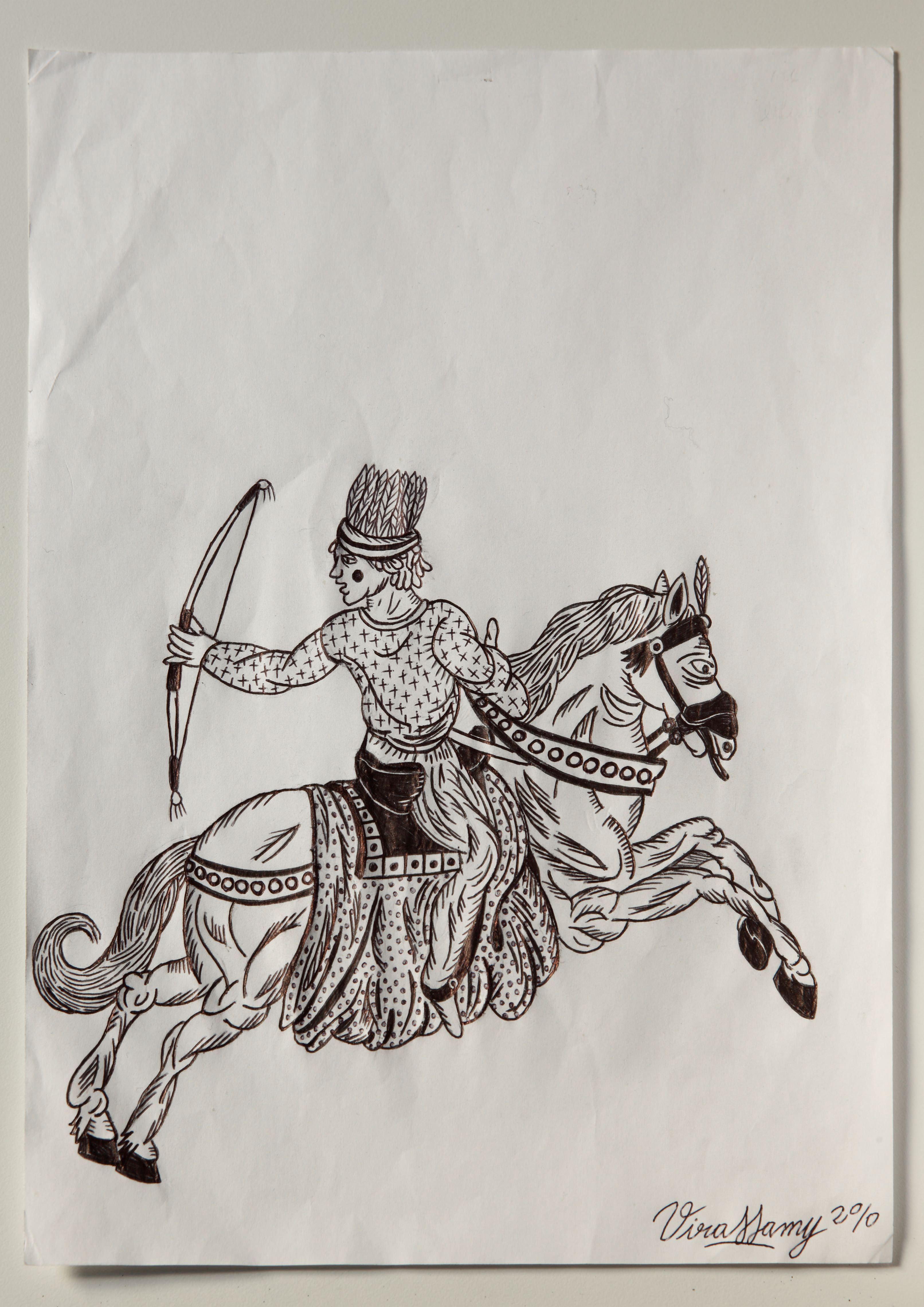 Untitled (4 horsemen drawings)